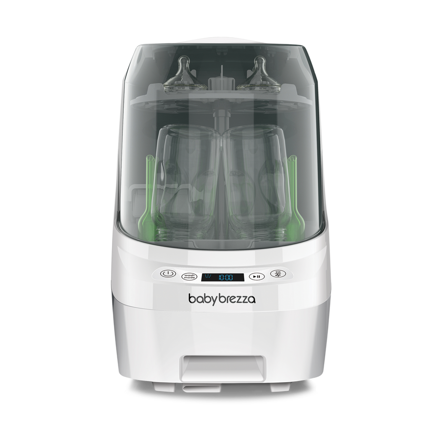 Baby Brezza Bottle Washer Pro - Automatic Cleaning Sterilizing And Drying With 20 High Pressure Jets