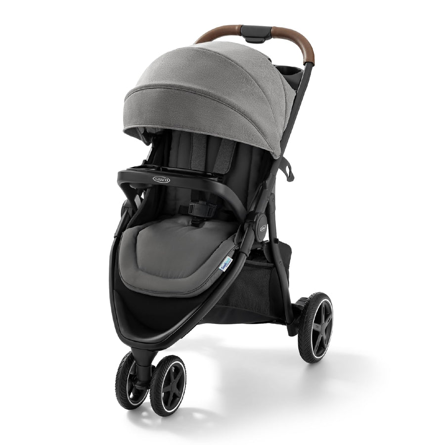 Graco Outpace LX All-Terrain 3-Wheel Stroller Travel System Ready One-Hand Fold In-Seat Suspension