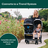 Twin V2 Double Stroller - Ultra Compact Lightweight Design That Fits Through Standard Doorways