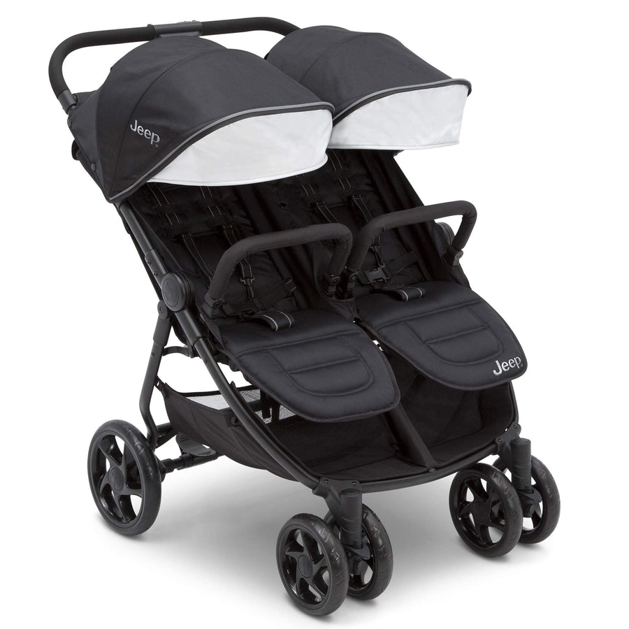 Jeep Destination Ultralight Side By Side Double Stroller With Lightweight Frame And Smooth Ride