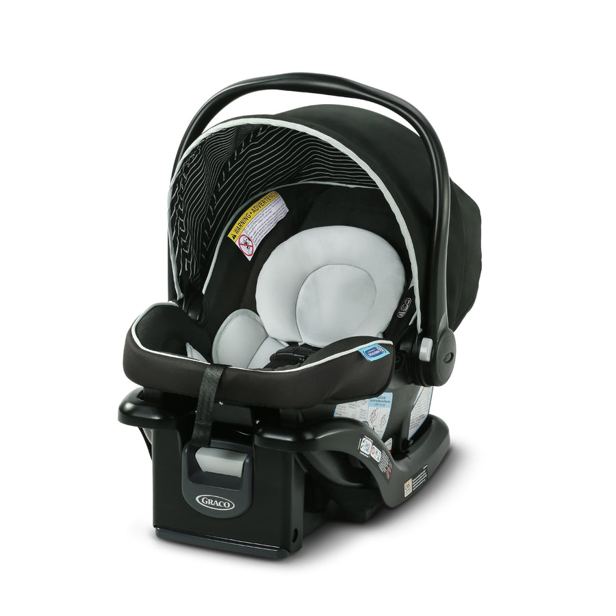 Infant Car Seat Lightweight Rear Facing For Babies 4 To 30 Lb With Four Position Base LATCH