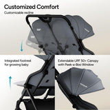 Double Stroller Lightweight Side by Side