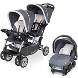 Double Stroller Car Seat Travel System