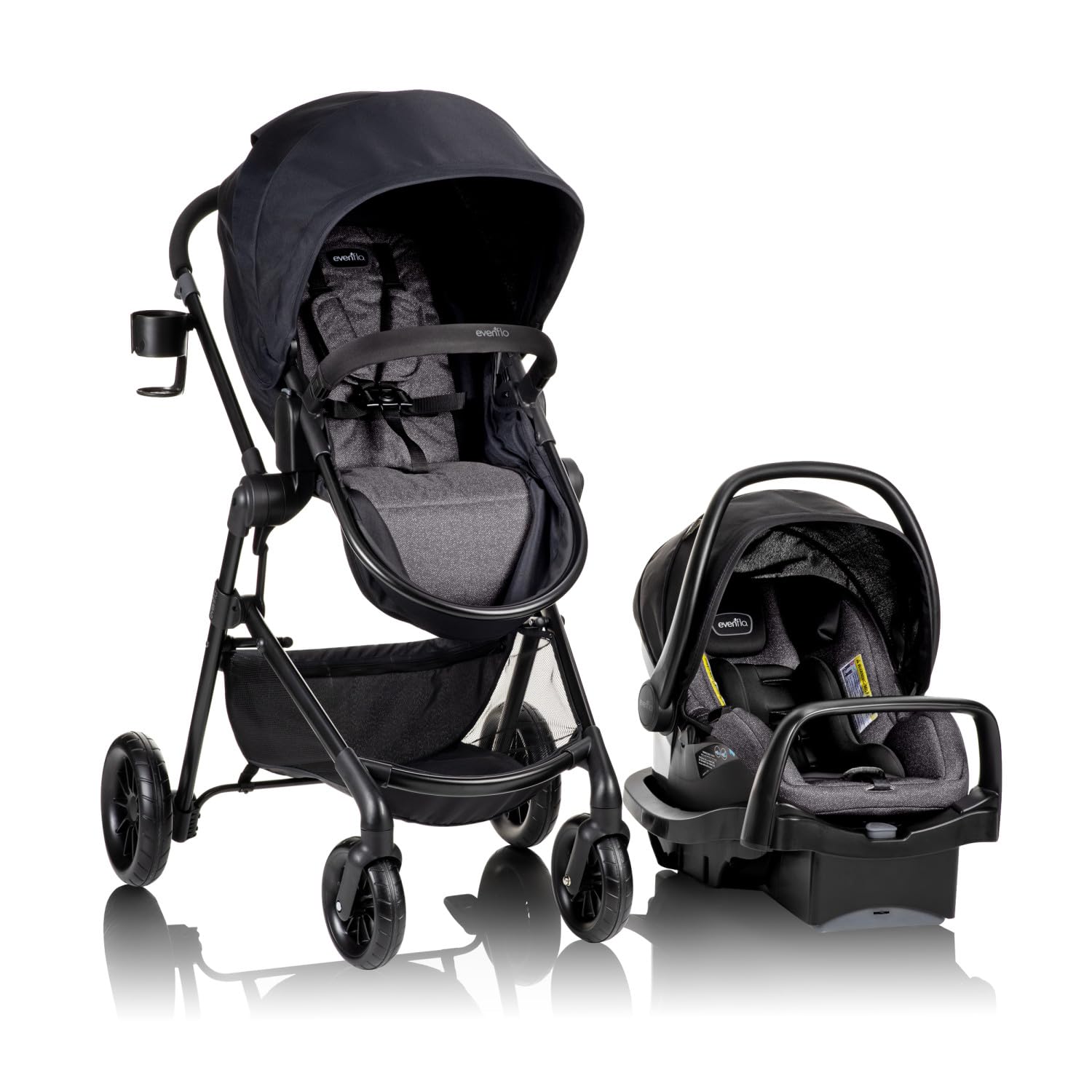 Evenflo Pivot Modular Travel System With LiteMax Infant Car Seat