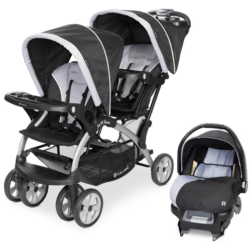 Baby Trend Double Stroller Car Seat Travel System Stormy