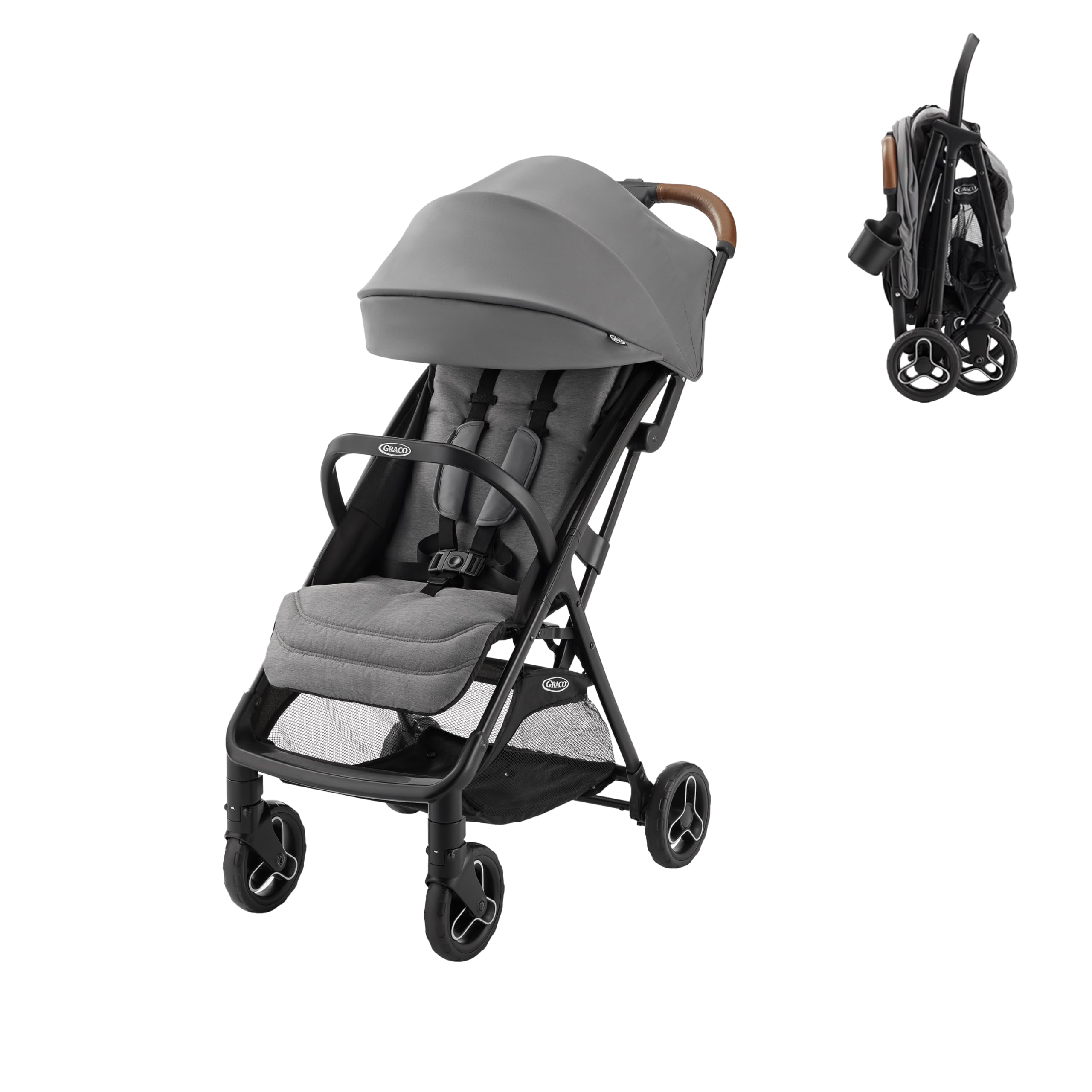 Graco Ready2Jet Compact Stroller With One Hand Automatic Fold For Easy Travel In Any Venue