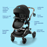 3in1 Travel System With Rotating Rear Facing Car Seat