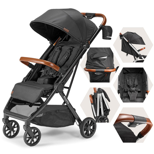Bombi Bēbee V2 Lightweight Baby Stroller One Hand Fold