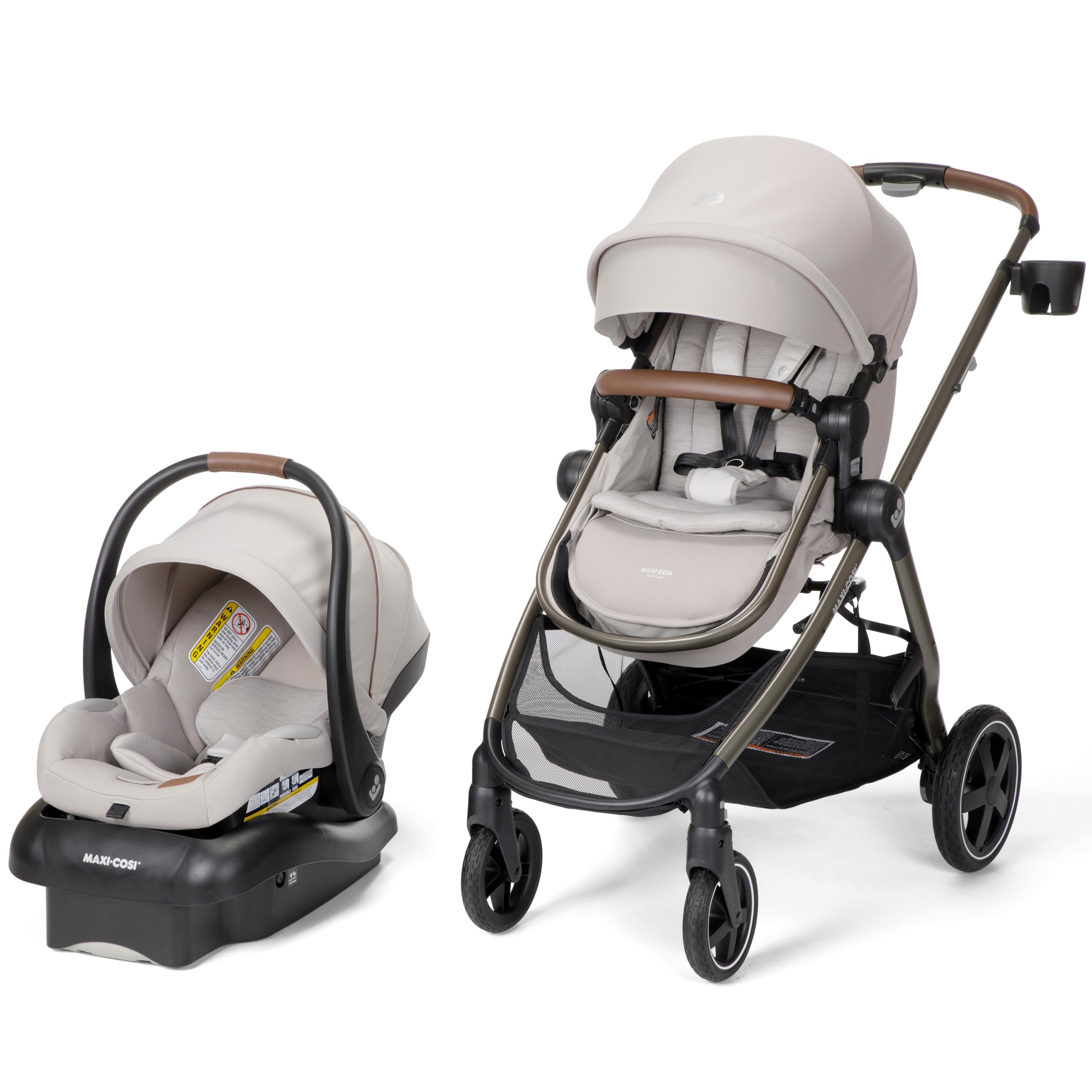 Maxi-Cosi Zelia Luxe 5 In 1 Modular Travel System With Mico Luxe Infant Car Seat