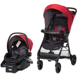 Travel System Stroller With Infant Car Seat Easy Install And Large Canopy
