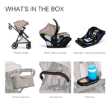 Travel System With Car Seat And Stroller 6-In-1