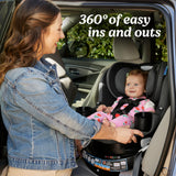 2 In 1 Convertible Car Seat 360 Degree Rotation For Easy In And Out