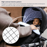 Single-to-Double Stroller 3 Point 0 - Birth to Toddler With Lie-Flat Bassinet and Forty Car Seat Adapters