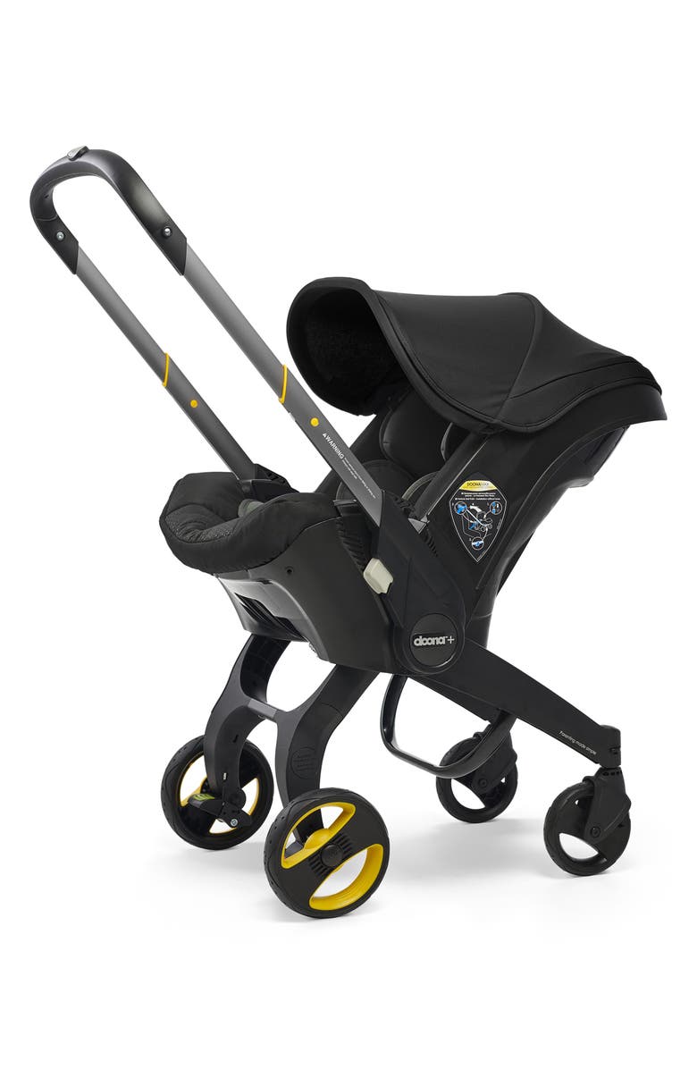 NovaBaby Convertible Infant Car Seat And Compact Stroller System With Base - Air Travel Certified For Easy Airports