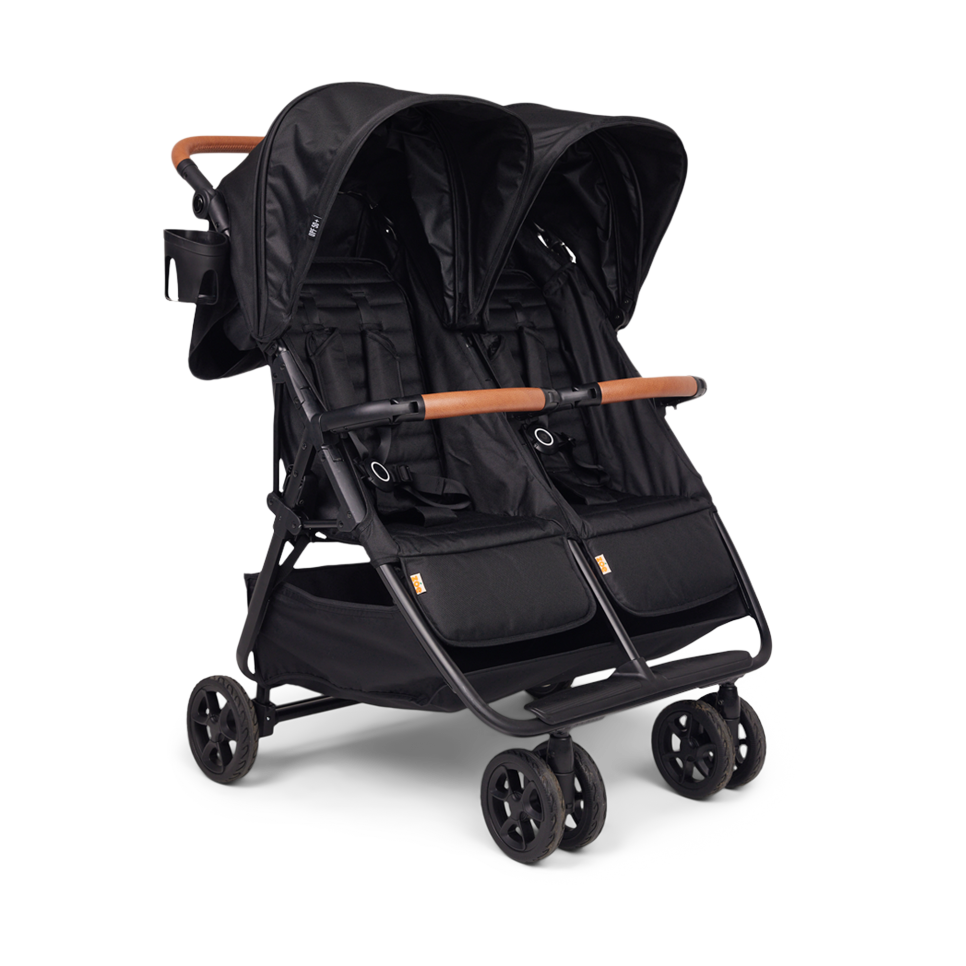 Zoe Twin V2 Double Stroller - Ultra Compact Lightweight Design That Fits Through Standard Doorways