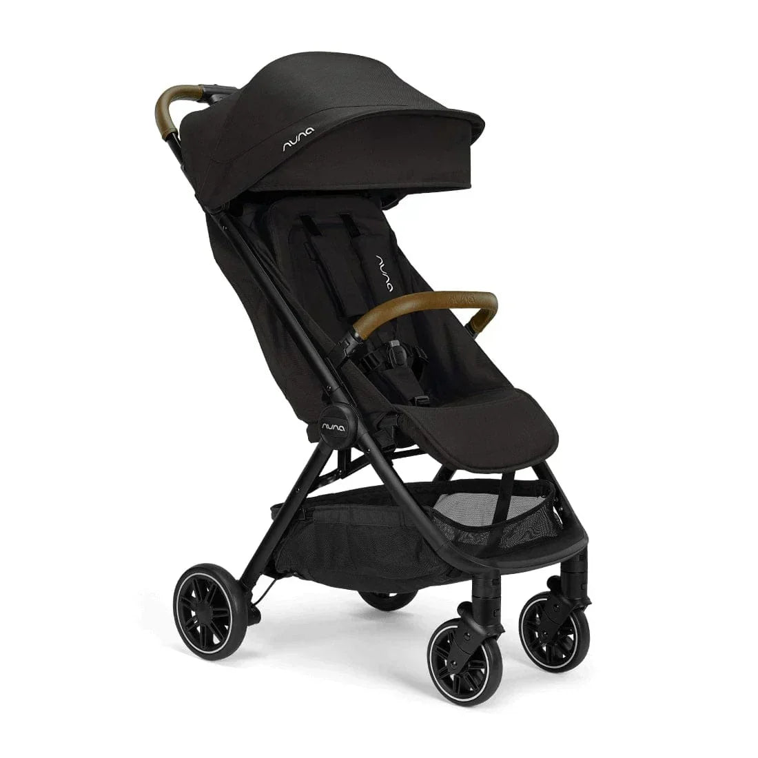 Nuna TRVL Self-Folding Compact Stroller - One-Hand Fold For Ultra-Compact Free-Standing Convenience